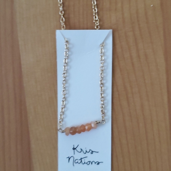 Kris Nation's moon stone necklace - Picture 2 of 3